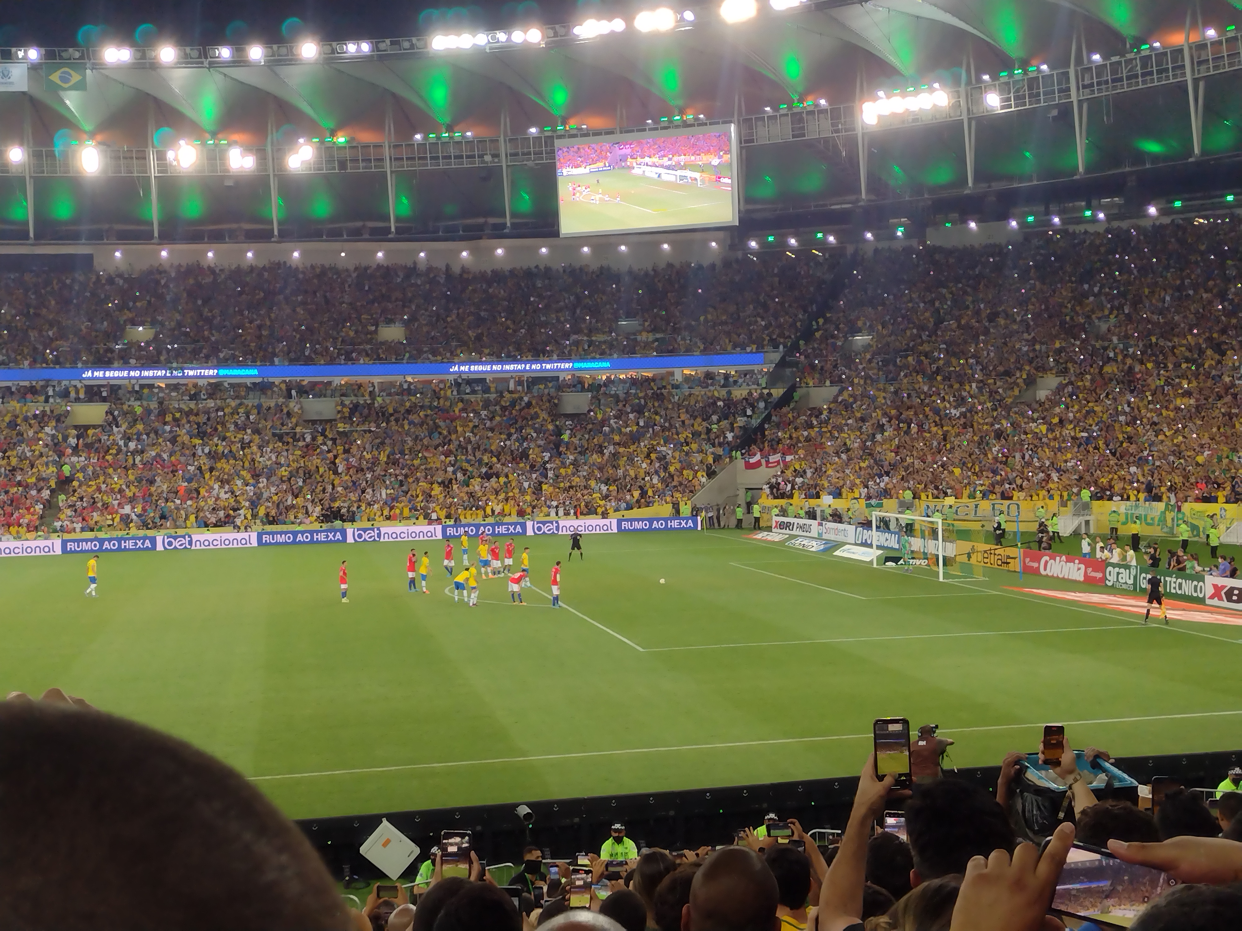 Maracanã lotado em jogo da Seleção Brasileira